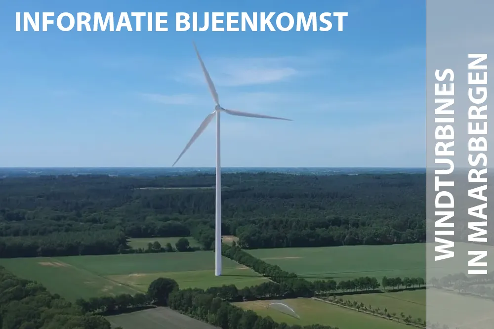 Informatie bijeenkomst Windturbines in Maarsbergen