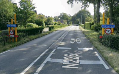 In gesprek over snelheidsremmer bij komgrens richting Woudenberg